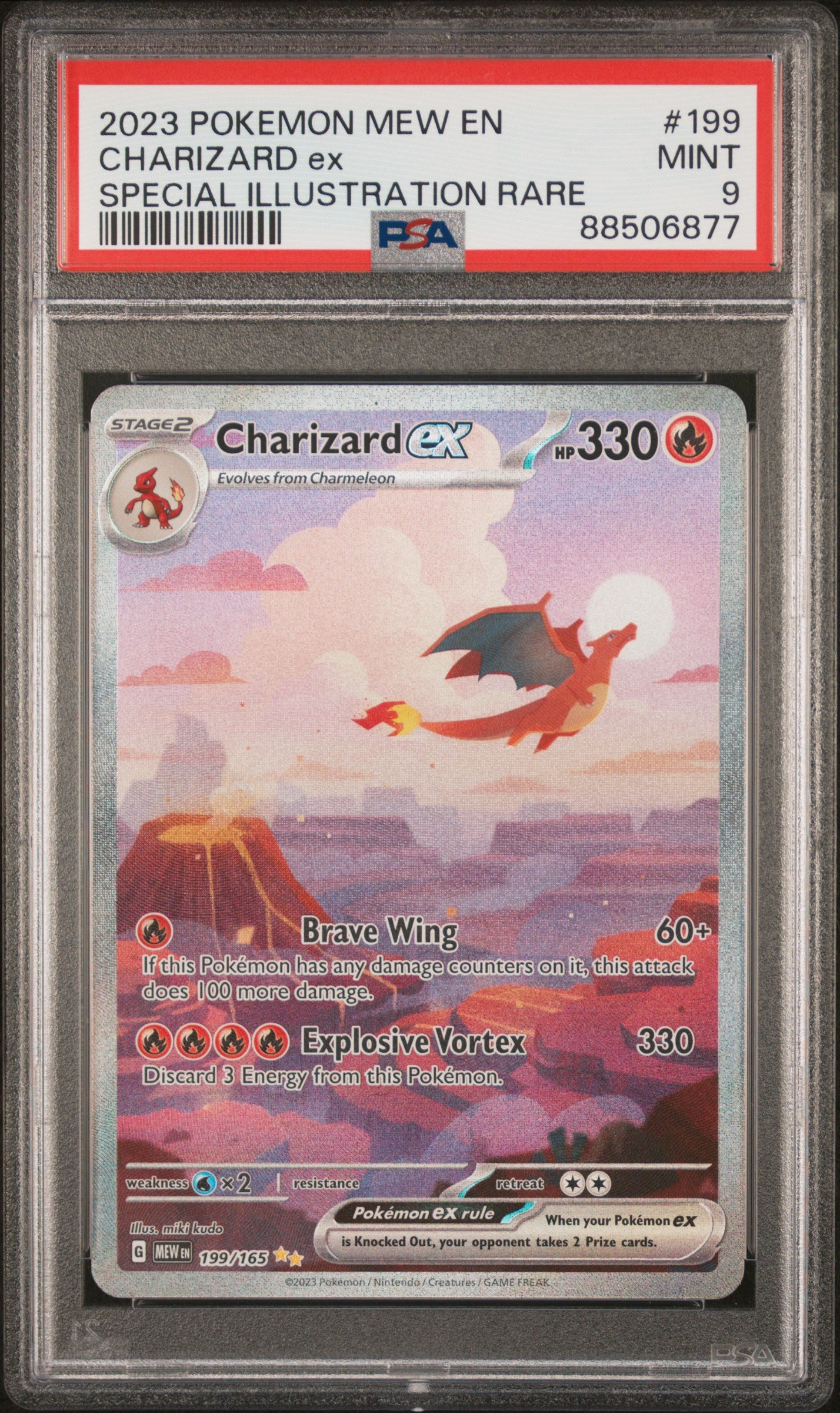 psa 9 charizard pokémon card Charizard ex 151 199 PSA 9