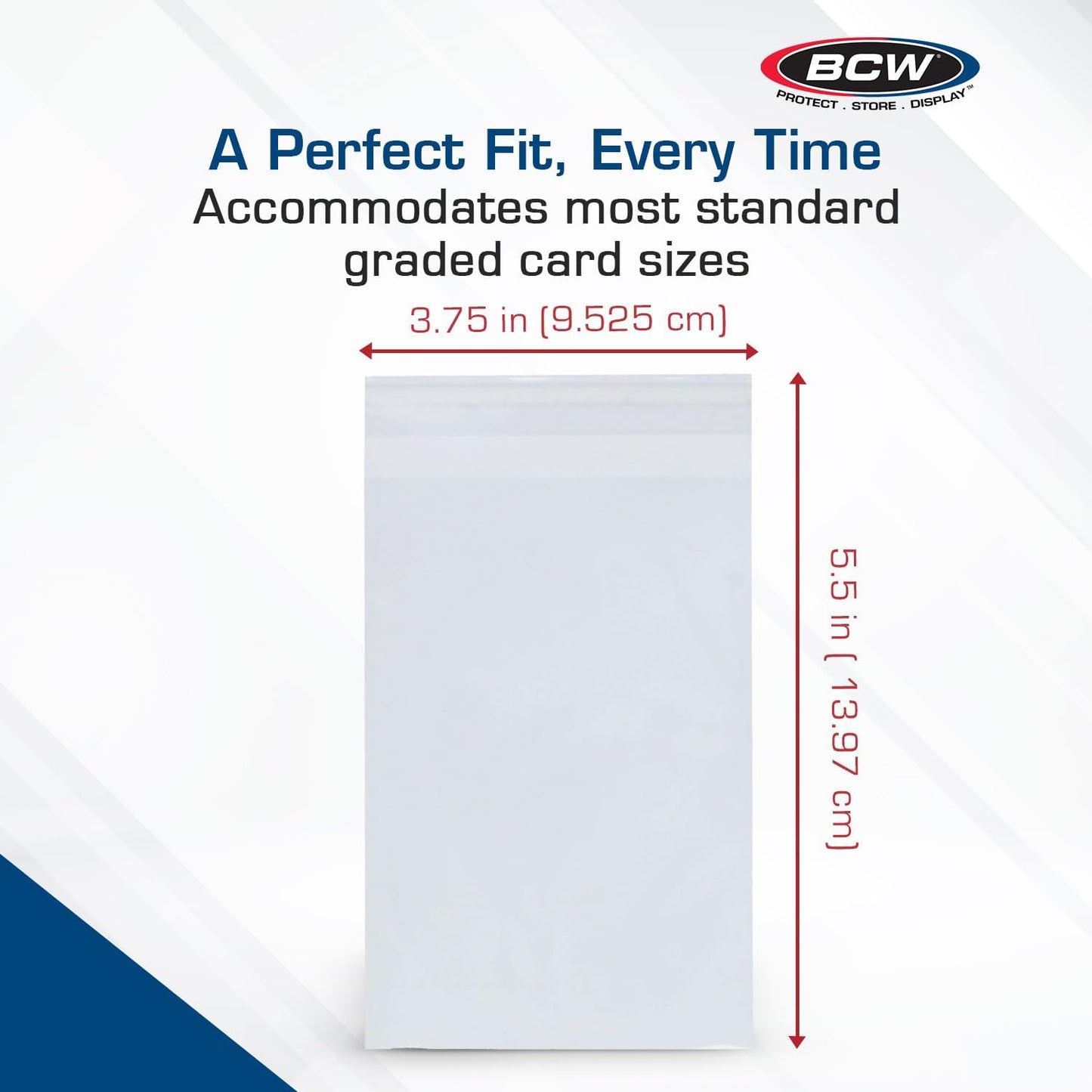 BCW: Clear Graded Card Sleeves (100)