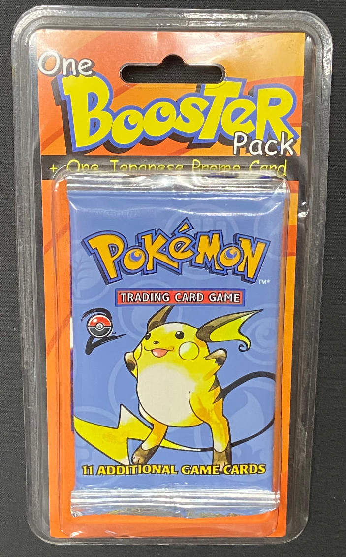 Pokemon TCG: Base Set 2 Blister Pack w/ Japanese Promo (Raichu