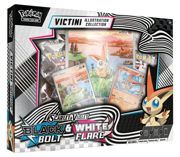 Pokemon TCG: Scarlet & Violet - Black Bolt White Flare Unova Victini Illustration Collection