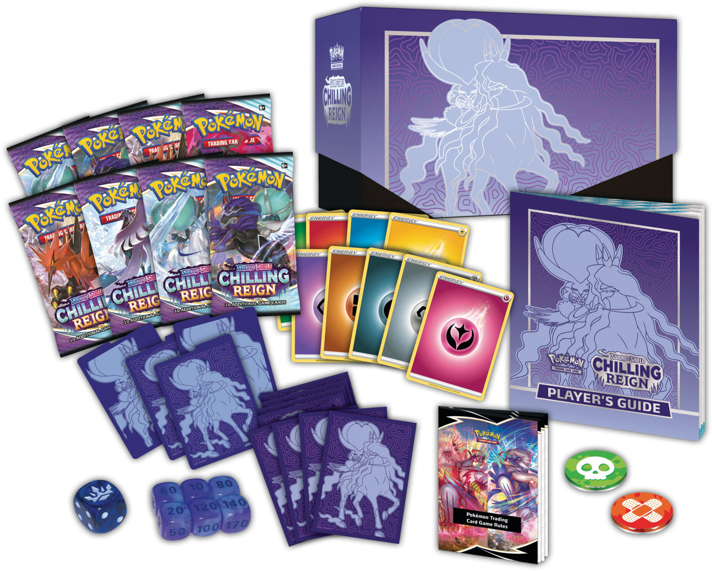 Pokemon TCG: Sword & Shield - Chilling Reign Elite Trainer Box (Shadow Rider Calyrex)
