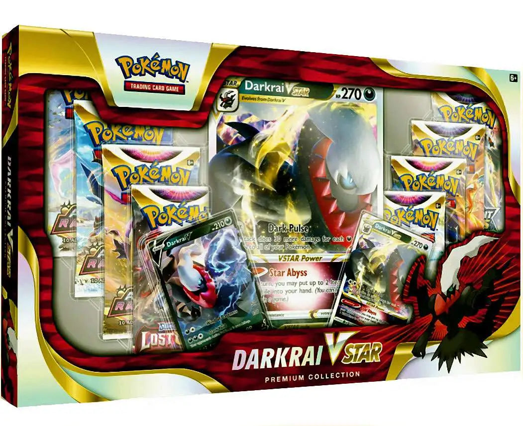 Pokemon TCG: Sword & Shield - Darkrai VSTAR Premium Collection Box (Wa TBC Games Pokemon TCG: Sword & Shield - Darkrai VSTAR Premium Collection Box (Wa TBC Games