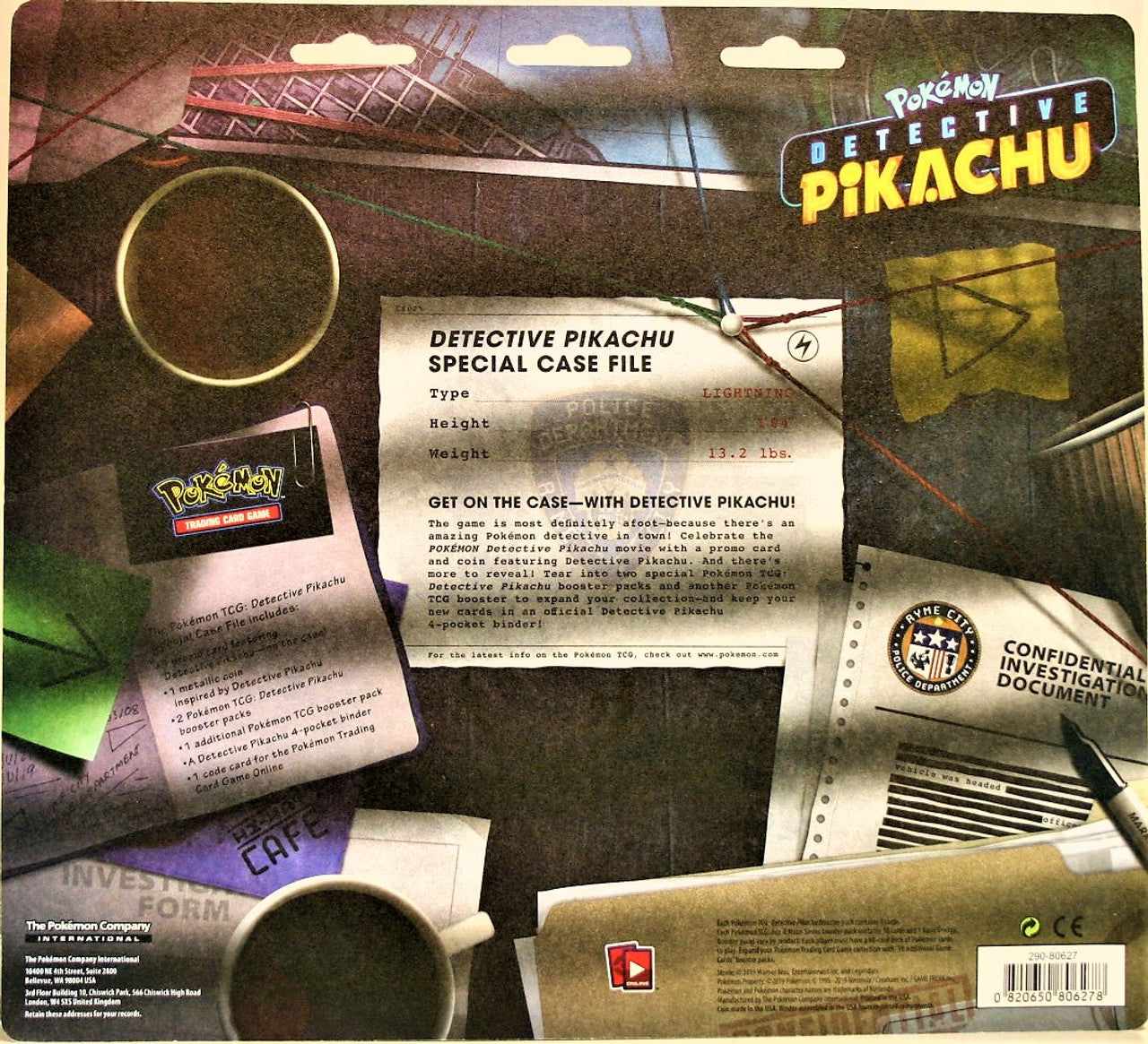 Pokemon TCG: Detective Pikachu Special Case File