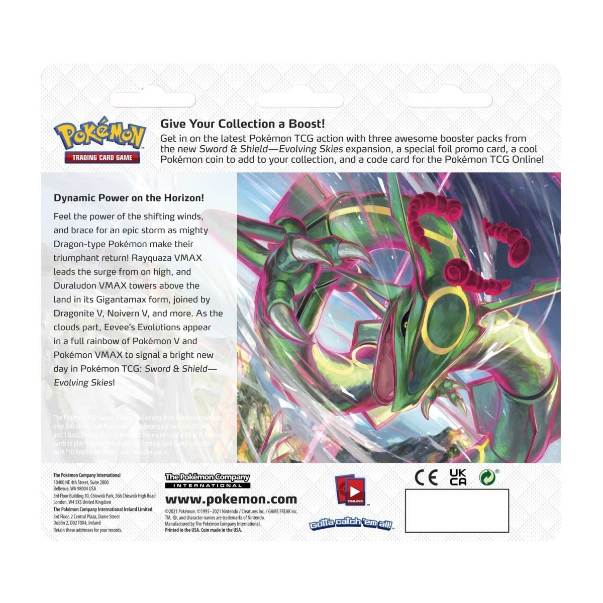 Pokemon TCG: Sword & Shield - Evolving Skies 3 Pack Blister (Eiscue)