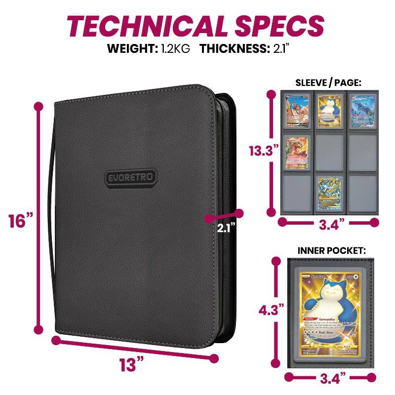 Evoretro: Top Loader 9 Pocket Card Binder