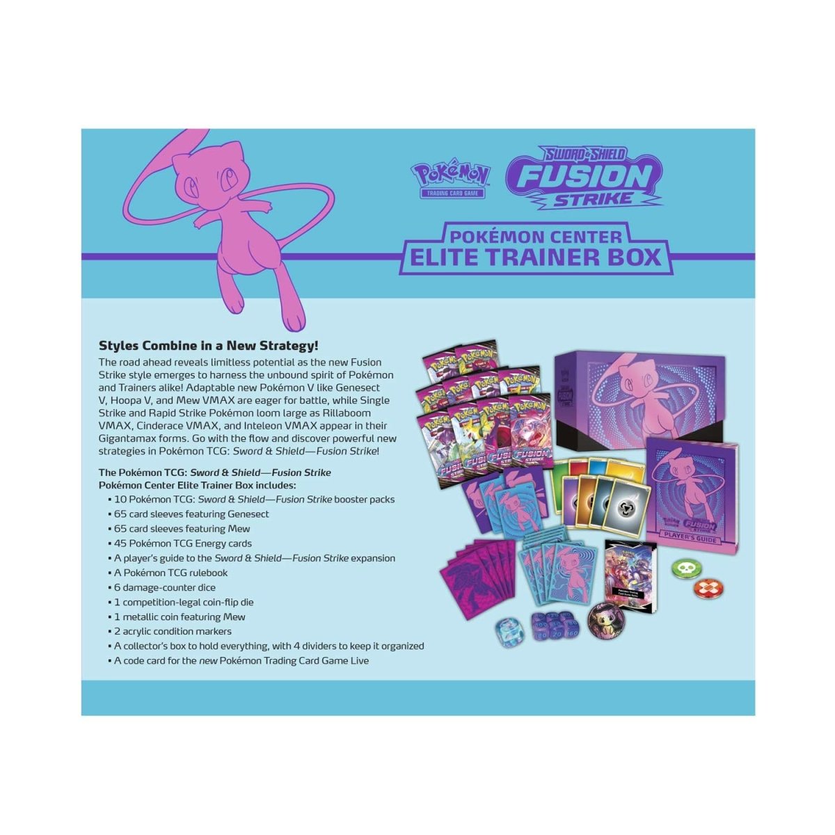 Pokemon TCG: Sword & Shield - Fusion Strike Pokemon Center Elite Trainer Box