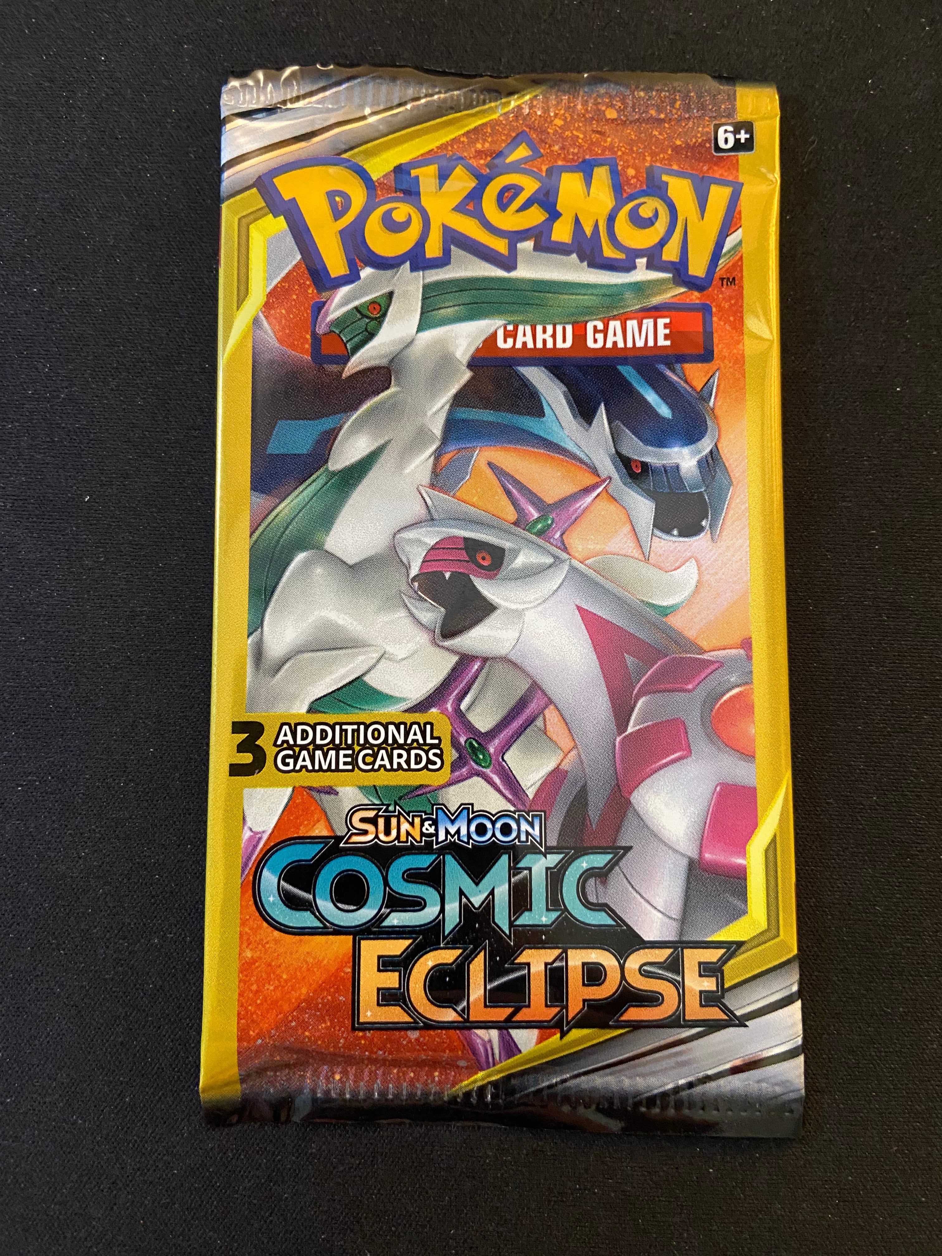 Pokemon TCG: Sun & Moon - Cosmic Eclipse 3 Card Booster Pack Pokemon TCG: Sun & Moon - Cosmic Eclipse 3 Card Booster Pack