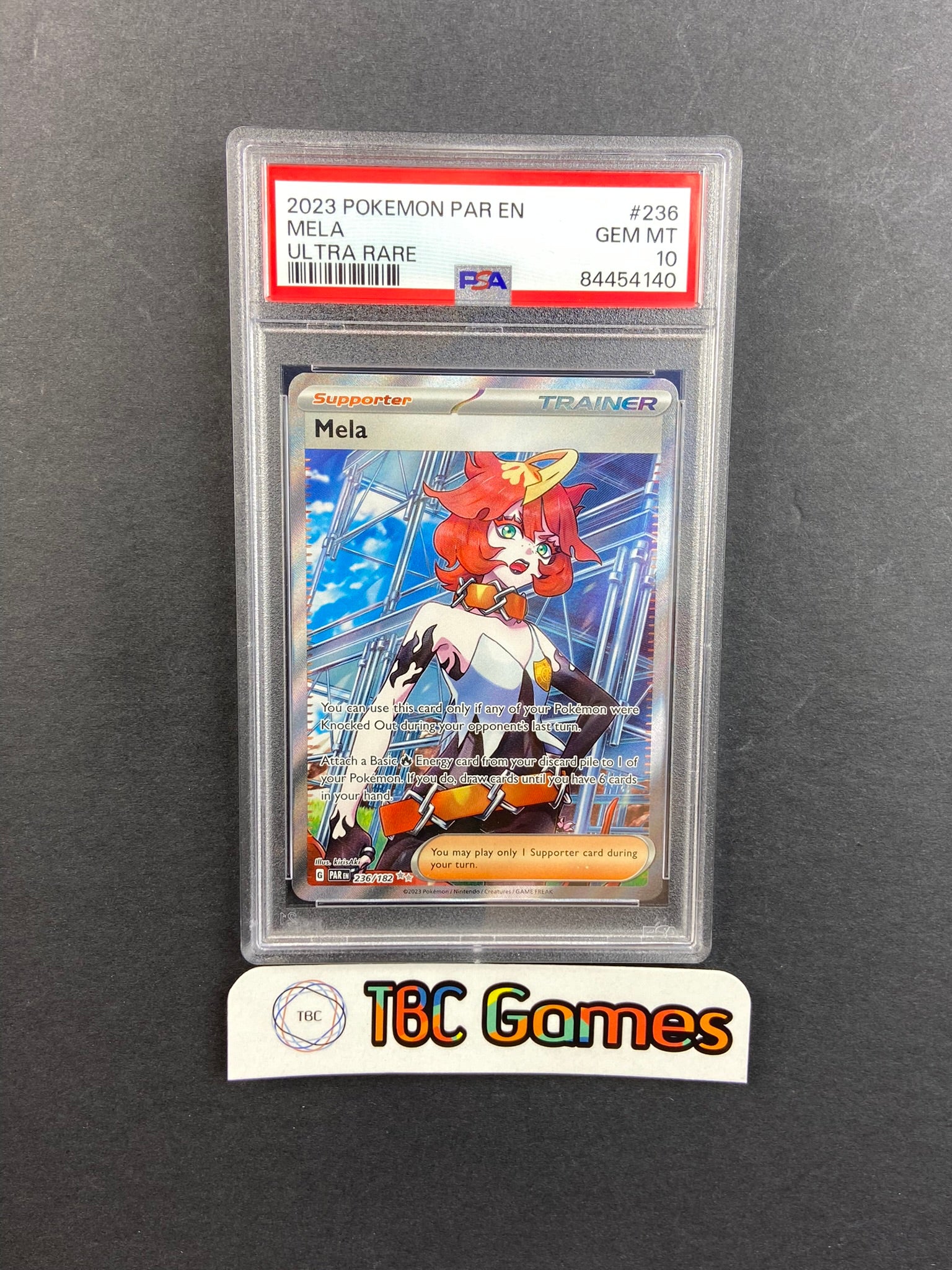Mela Paradox Rift 236/182 PSA 10 TBC Games Mela Paradox Rift 236/182 PSA 10 TBC Games