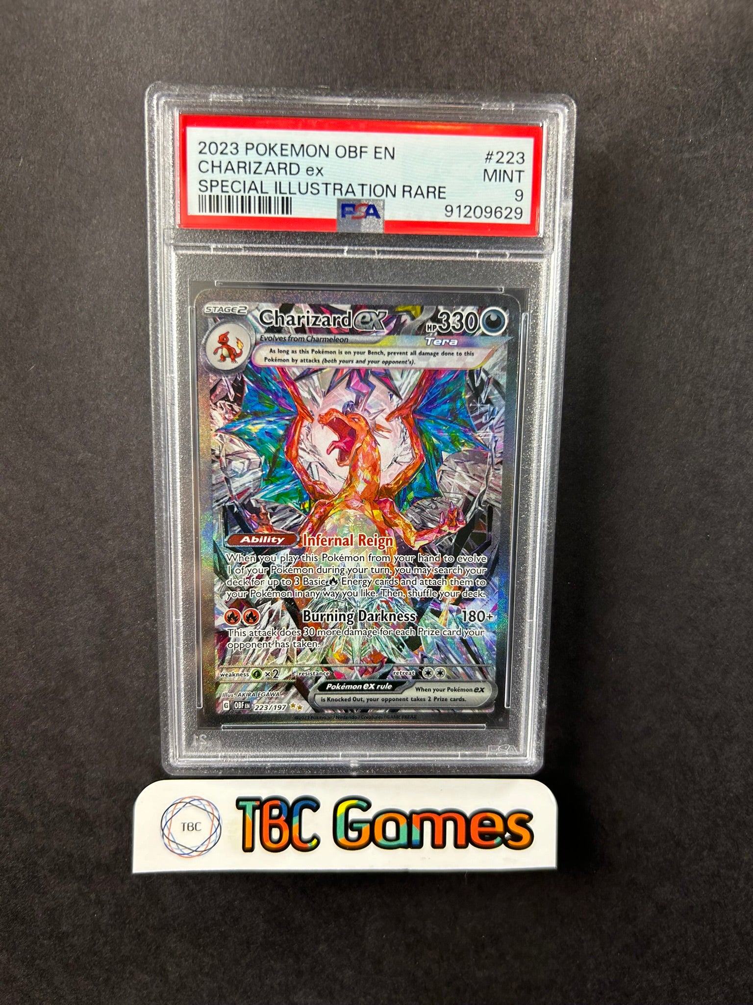 Charizard ex Obsidian Flames OBF 223/197 PSA 9 Charizard ex Obsidian Flames OBF 223/197 PSA 9