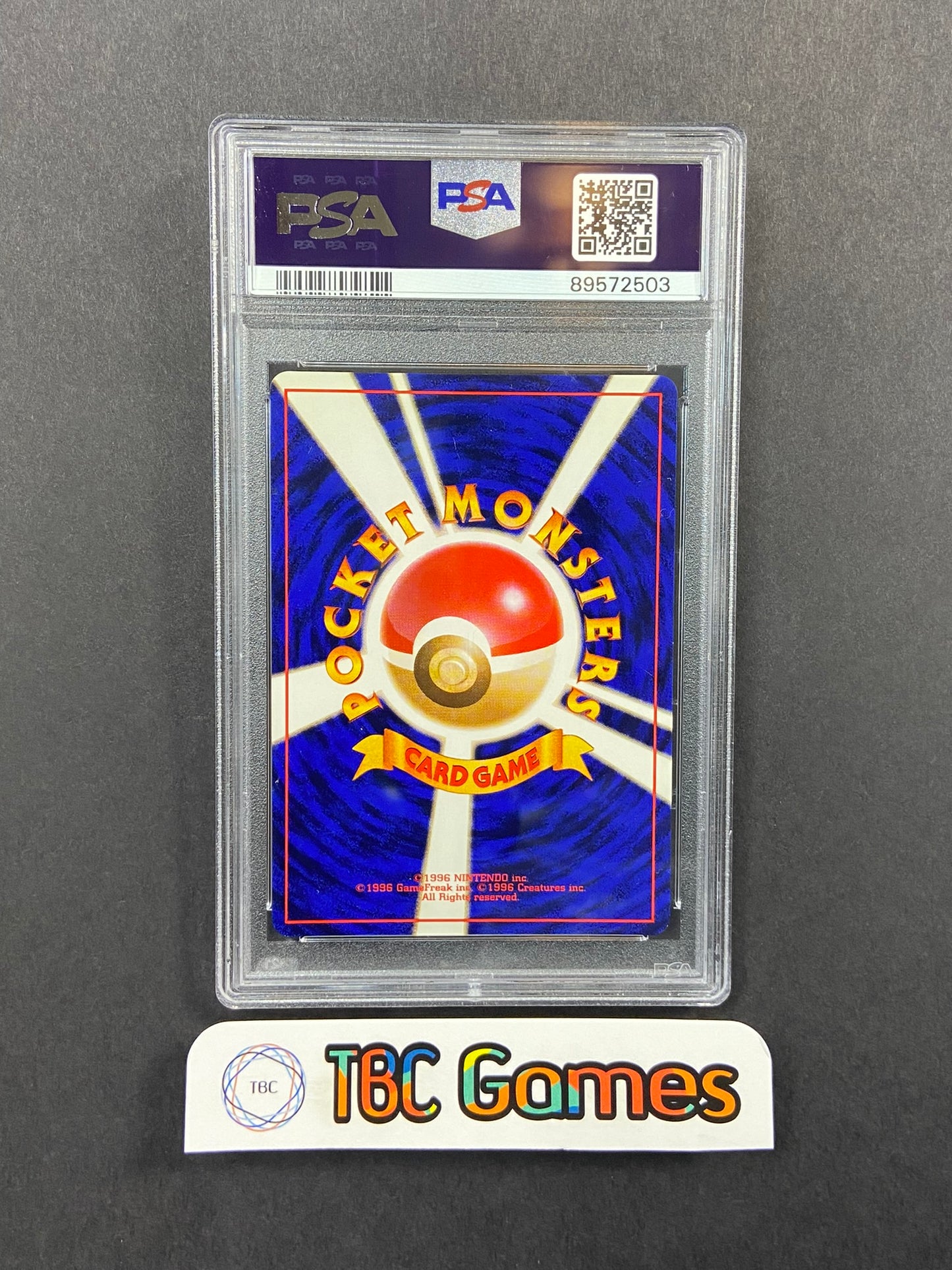 Rainbow Energy Team Rocket Holo SWIRL Japanese PSA 10