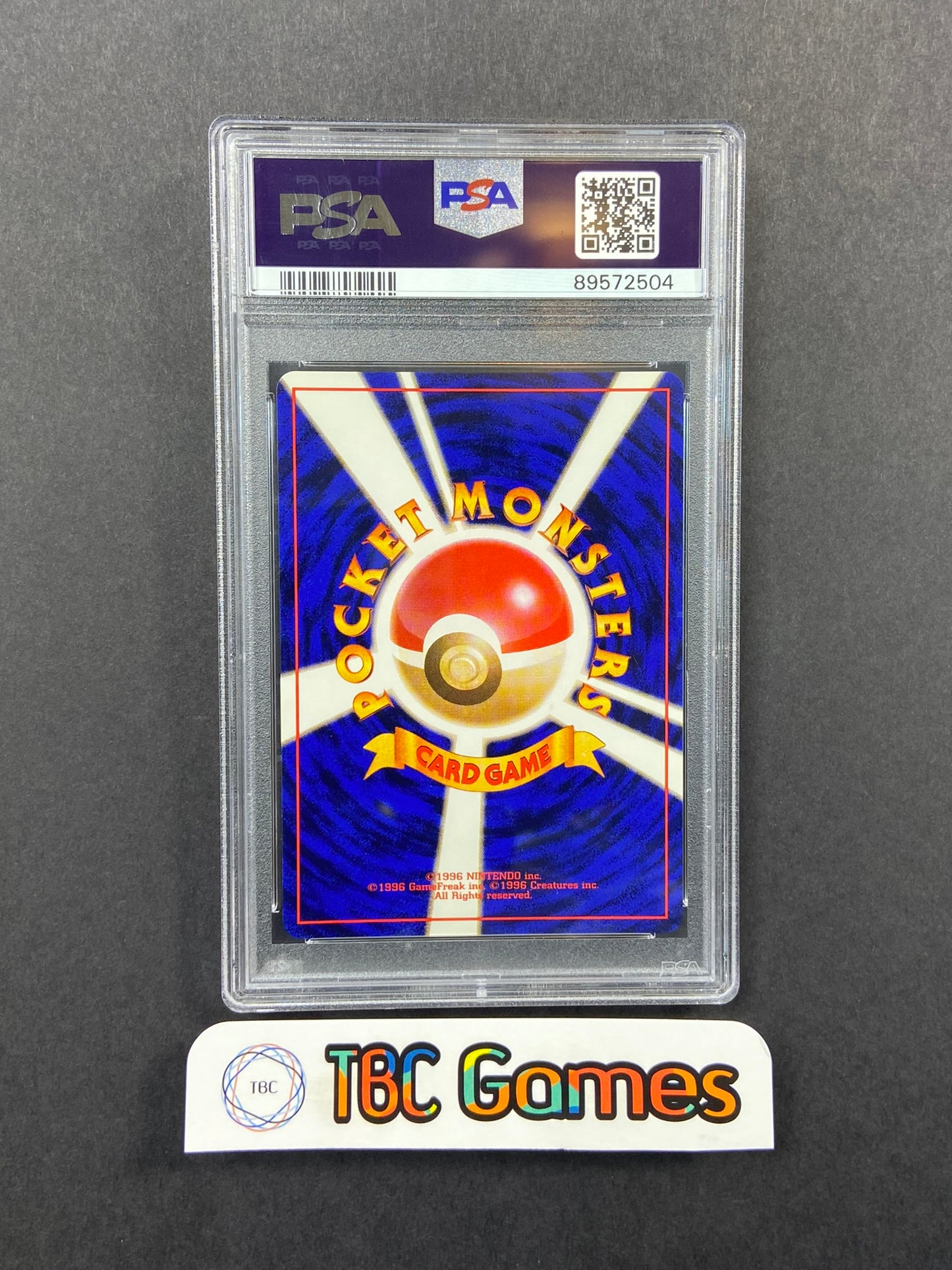 Rainbow Energy Team Rocket Holo SWIRL Japanese PSA 10