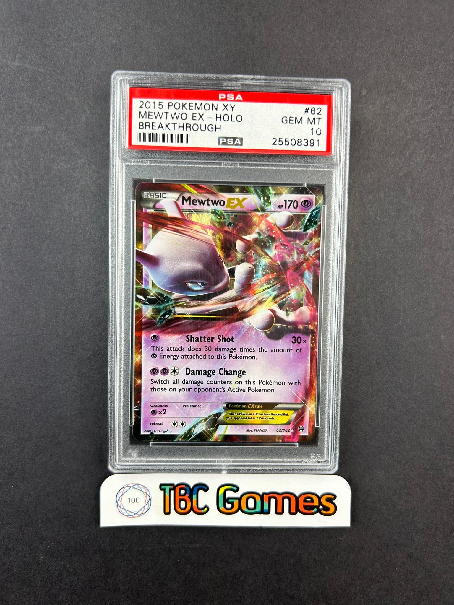 Mewtwo EX Breakthrough 62/162 PSA 10 Mewtwo EX Breakthrough 62/162 PSA 10
