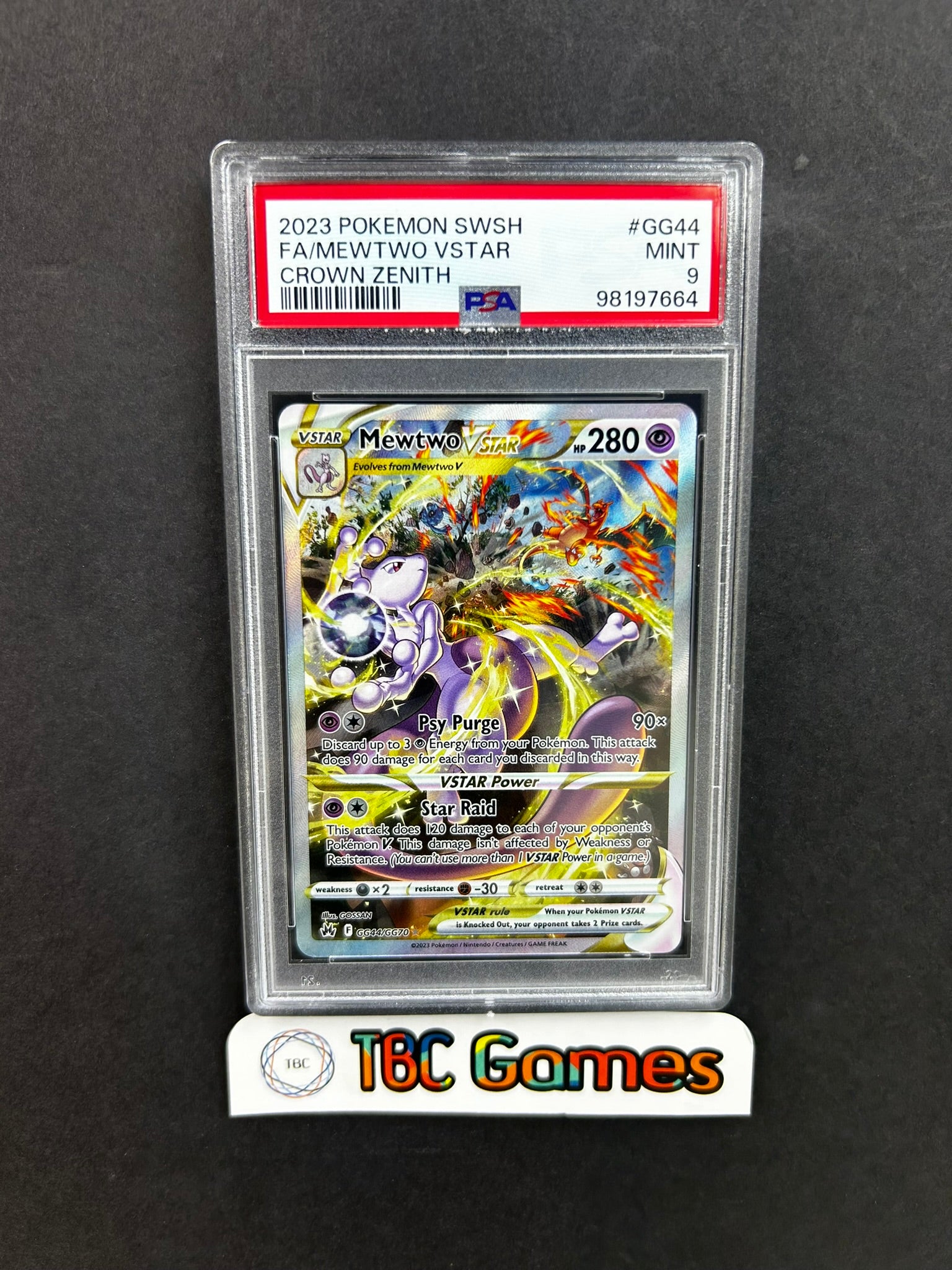 Mewtwo Vstar Crown Zenith Psa online 9