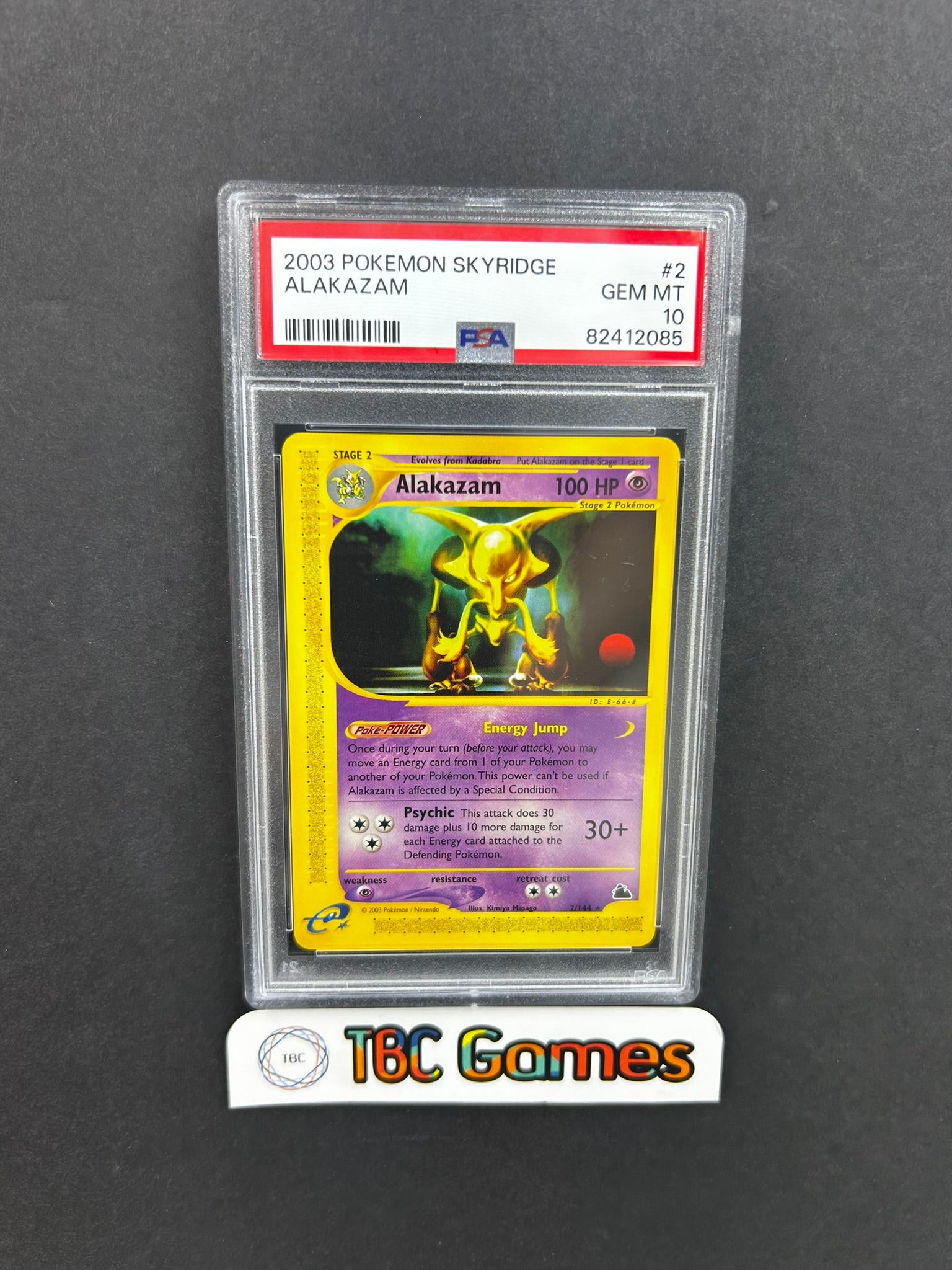 Alakazam Skyridge 2/144 PSA 10 – TBC Games