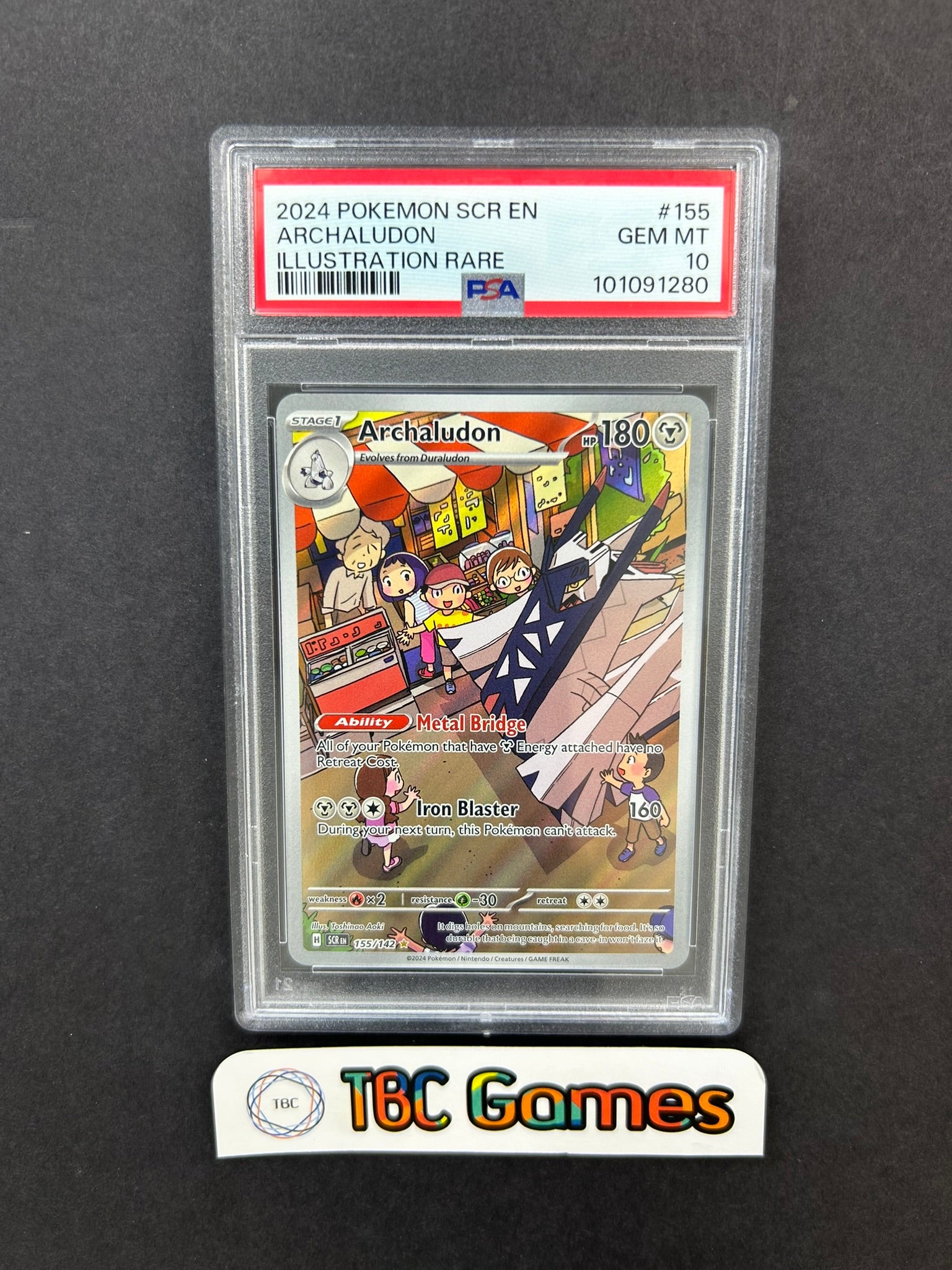 Archaludon Stellar Crown 155/142 PSA 10 TBC Games Archaludon Stellar Crown 155/142 PSA 10 TBC Games