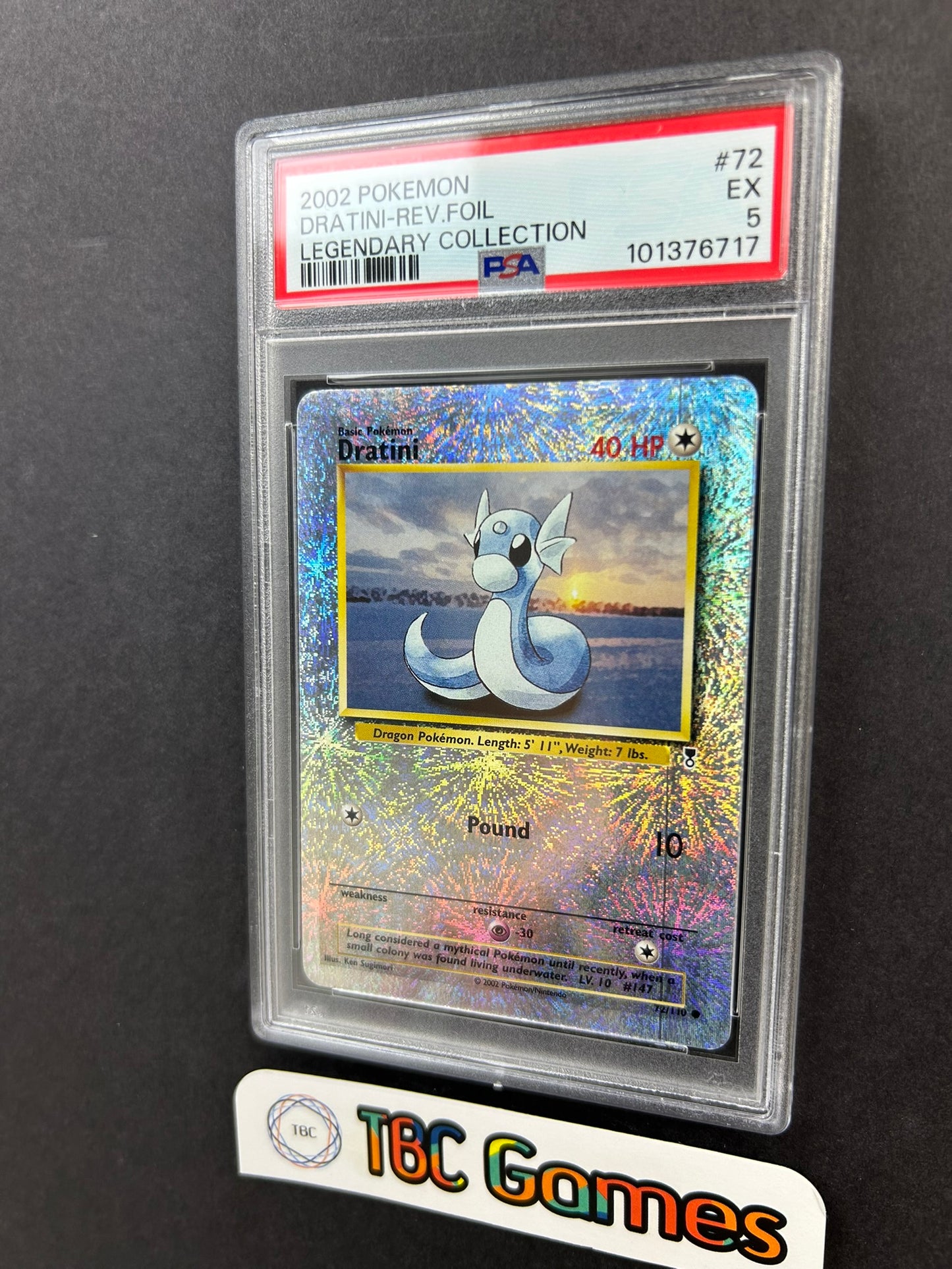 Dratini Legendary Collection Reverse Holo 72/110 PSA 5
