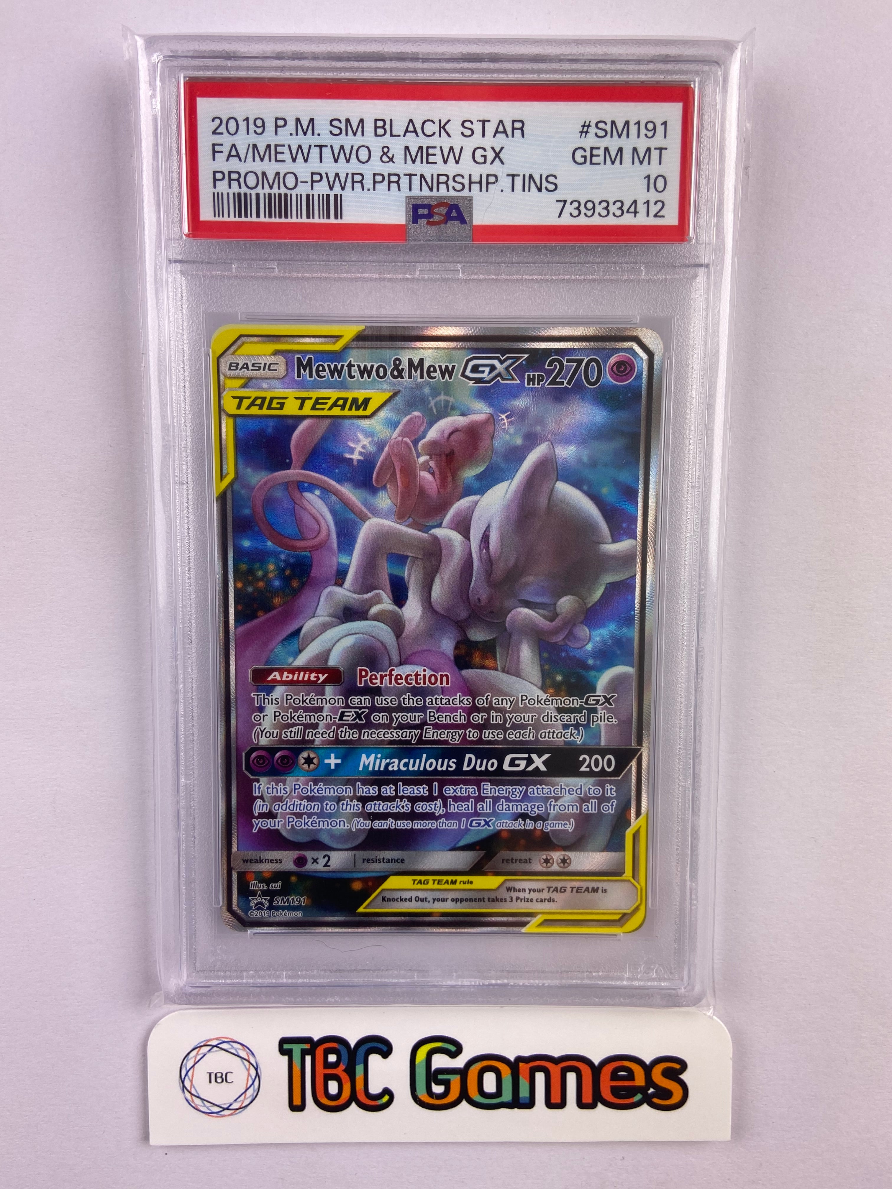 Mewtwo & Mew GX - SM191 - SM Promos - Pokemon