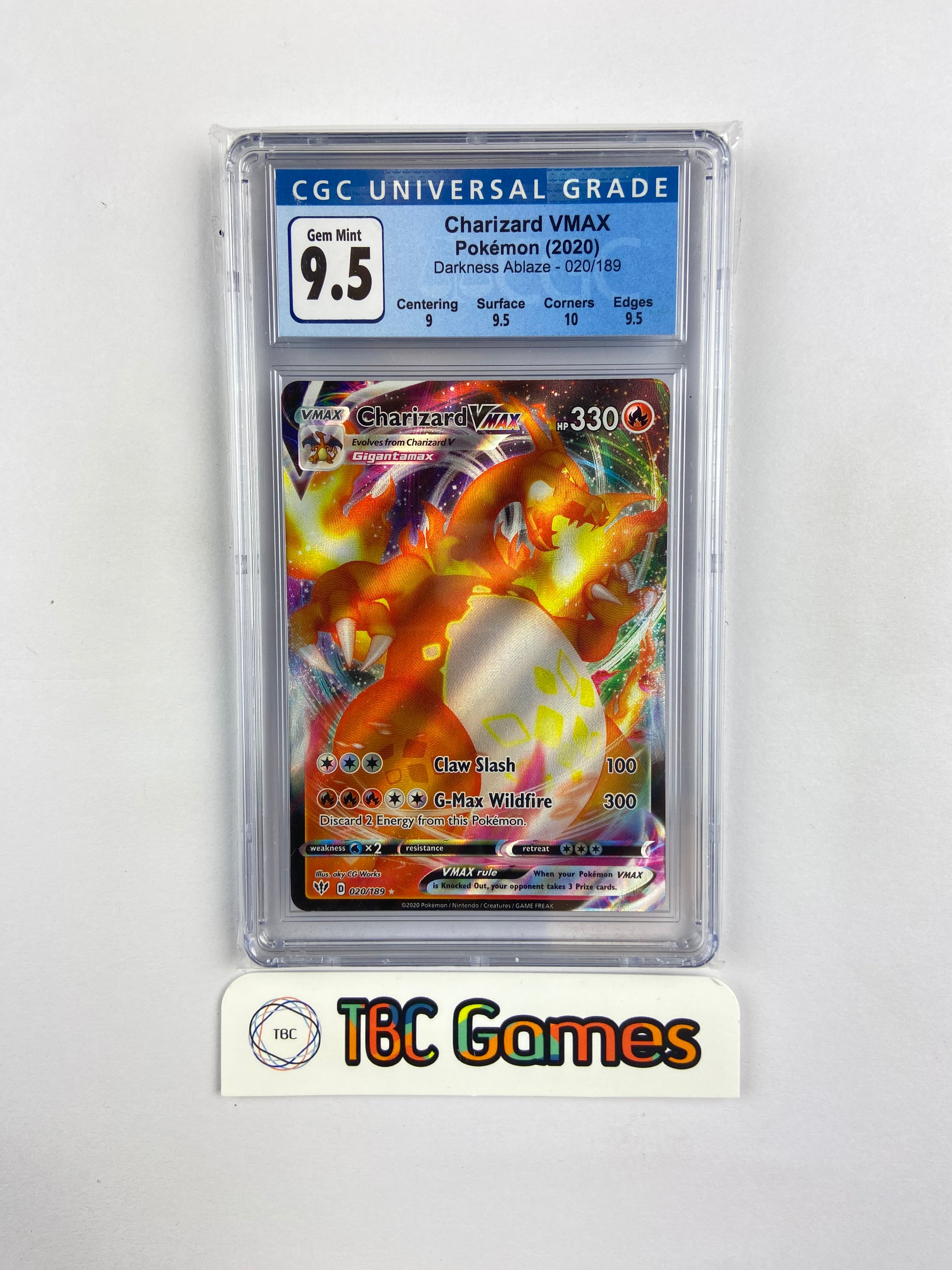 Charizard VMAX - Darkness Ablaze - PSA 10