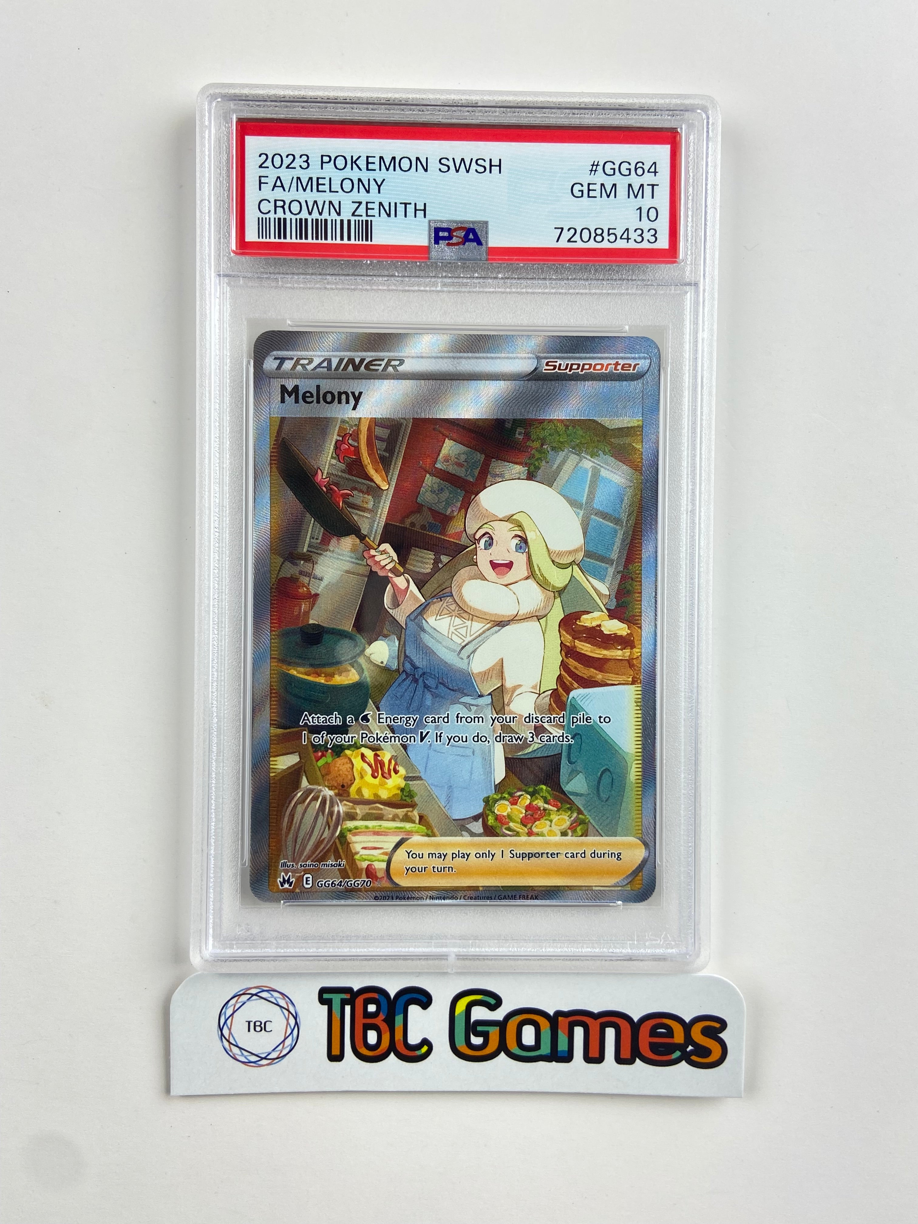 Melony Crown Zenith GG64 PSA 10 TBC Games Melony Crown Zenith GG64 PSA 10 TBC Games