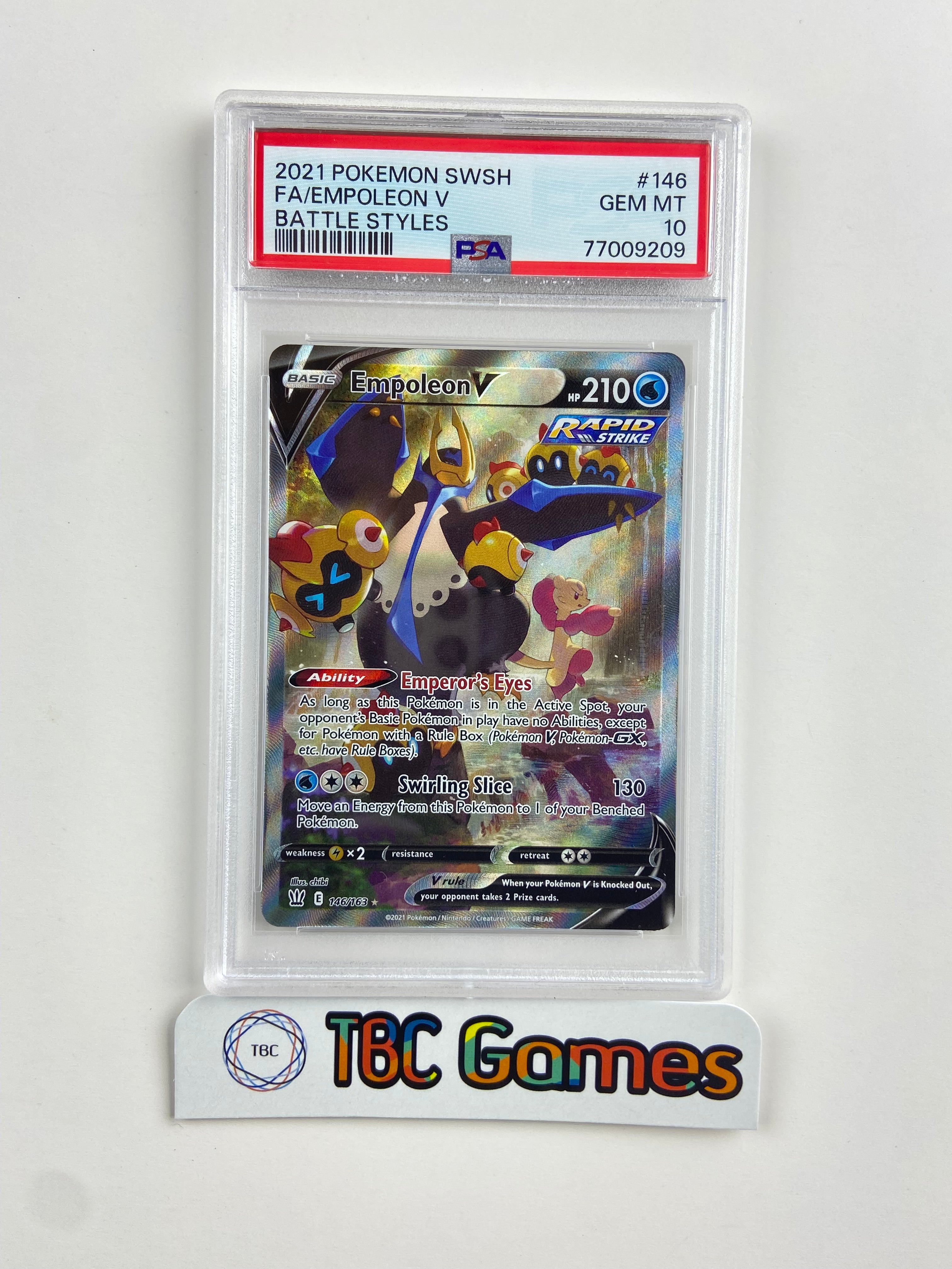 Unown V Silver Tempest Alt Art 177/195 PSA 8 – TBC Games