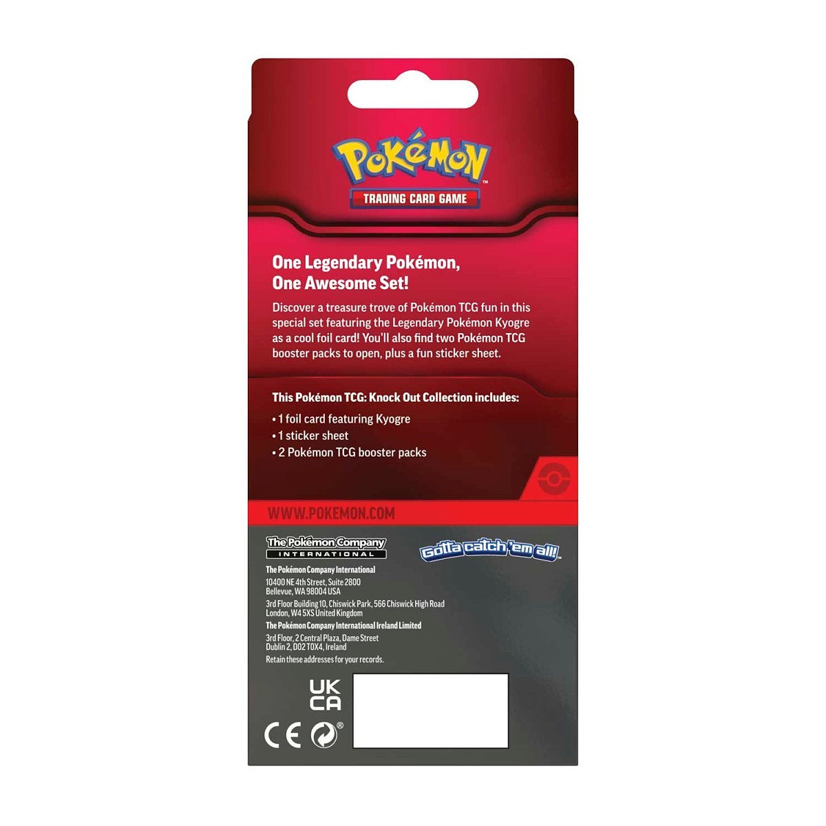 Pokemon TCG: Knock Out Collection (Kyogre)