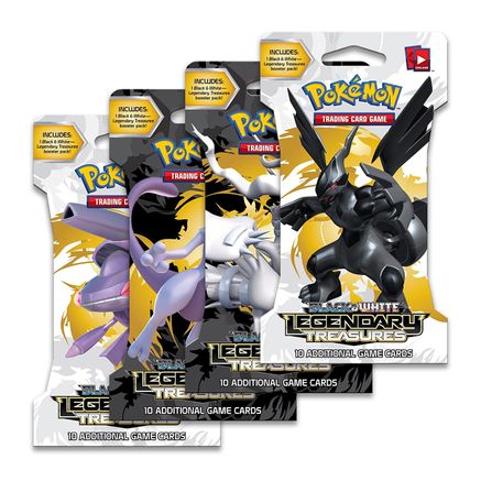 Pokemon TCG: Black & White - Legendary Treasures Sleeved Booster Pack TBC Games Pokemon TCG: Black & White - Legendary Treasures Sleeved Booster Pack TBC Games