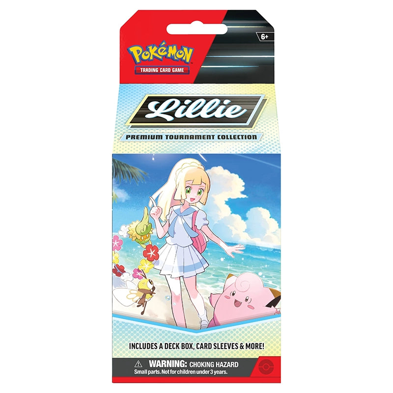pokemon lillie card sleeves Pokemon TCG: Lillie Premium Tournament Collection – TBC Games