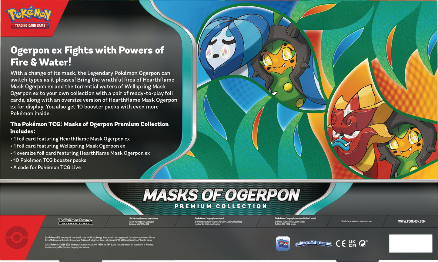Pokemon TCG: Scarlet & Violet - Masks of Ogerpon Premium Collection Box