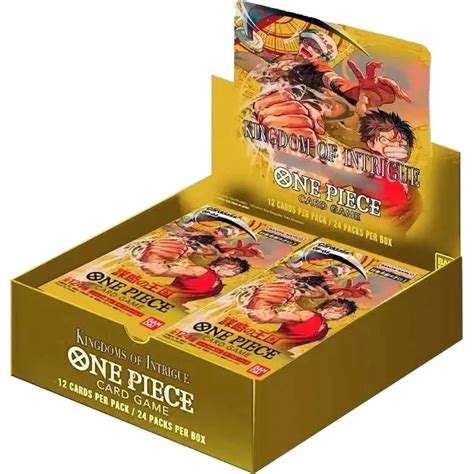 op04 english booster box One Piece TCG: Kingdoms of Intrigue OP-04 English Booster Box
