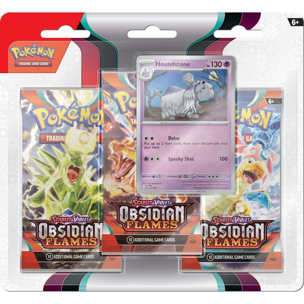 Pokemon TCG: Scarlet & Violet - Obsidian Flames 3 Pack Blister (Houndstone)