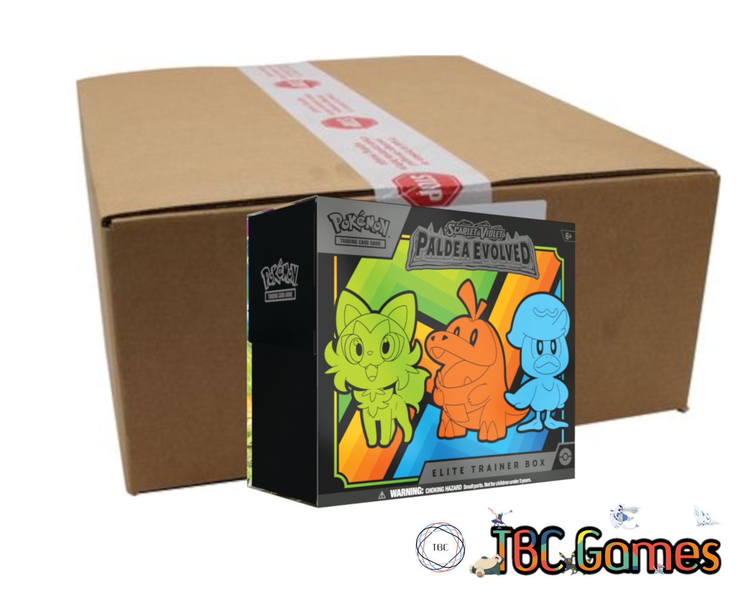 Pokemon TCG: Scarlet & Violet - Paldea Evolved Elite Trainer Box Seale TBC Games Pokemon TCG: Scarlet & Violet - Paldea Evolved Elite Trainer Box Seale TBC Games