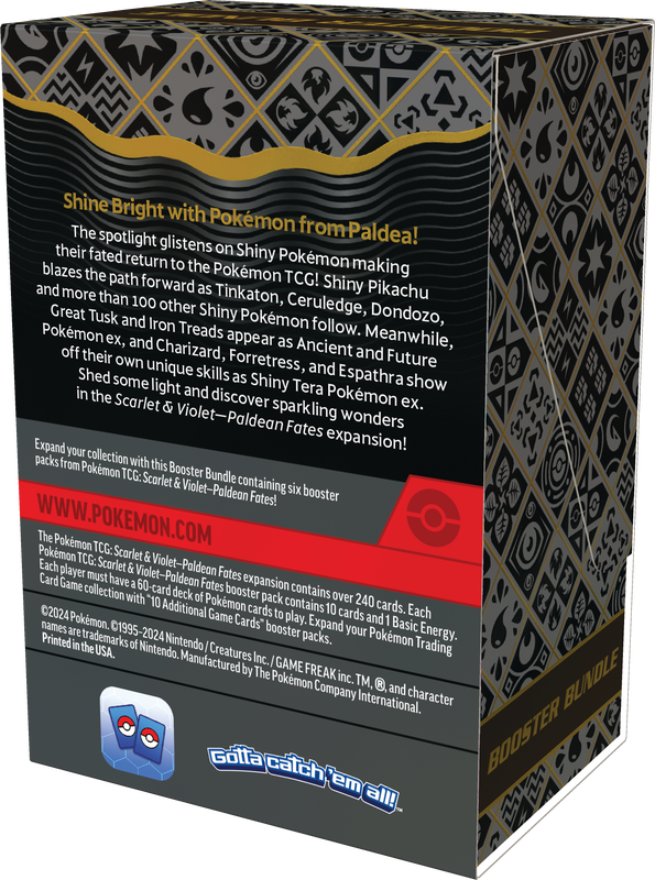 Pokemon TCG: Scarlet & Violet - Paldean Fates Booster Bundle Box