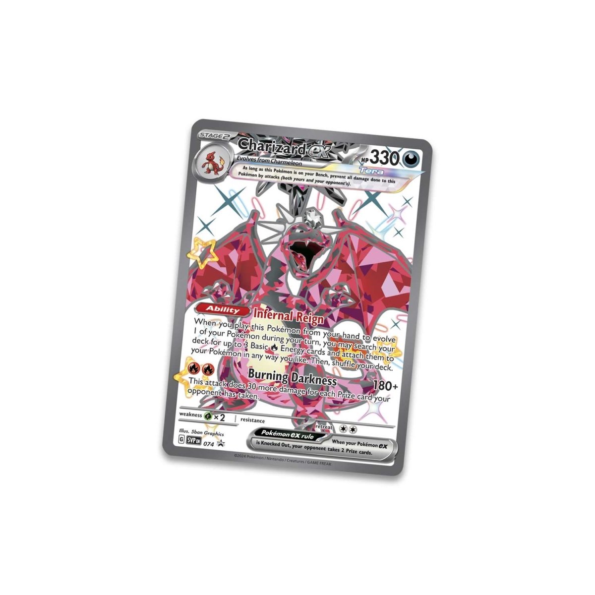 Pokemon TCG: Scarlet & Violet - Paldean Fates International Tin (Charizard ex)