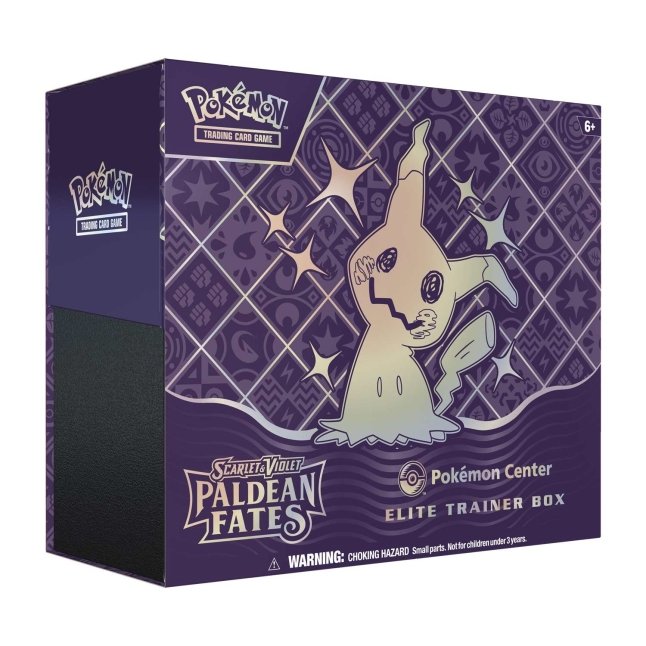 Pokemon TCG: Scarlet & Violet - Paldean Fates Pokemon Center Elite Tra TBC Games Pokemon TCG: Scarlet & Violet - Paldean Fates Pokemon Center Elite Tra TBC Games