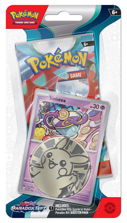 Pokemon TCG: Scarlet & Violet - Paradox Rift Checklane 1 Pack Blister (Sinistea)