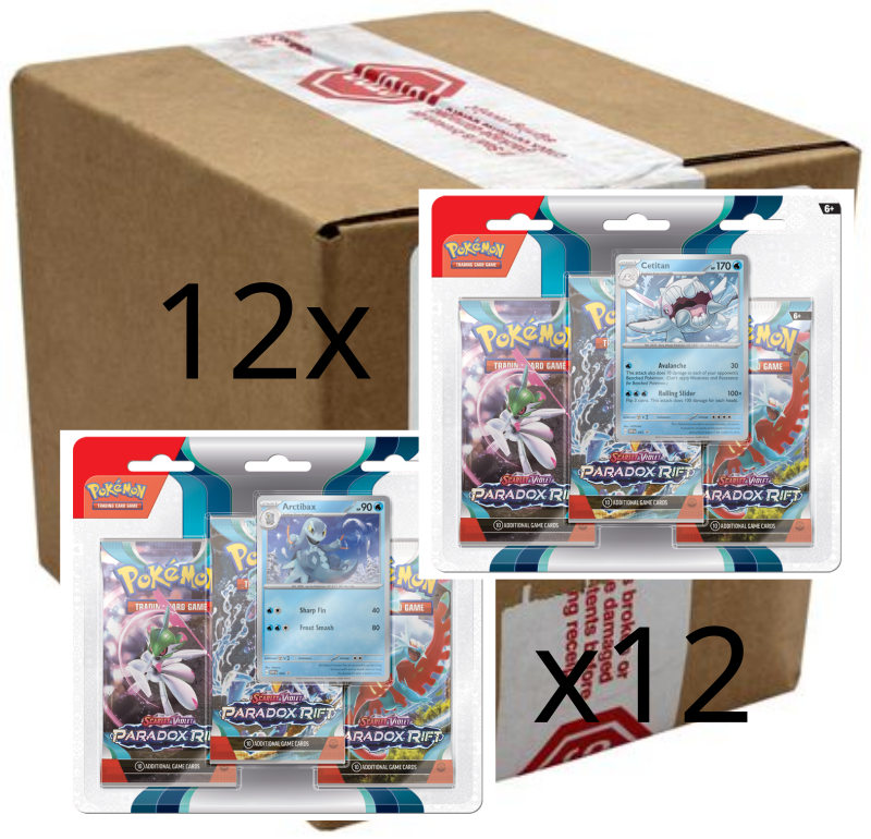 Pokemon TCG: Scarlet & Violet - Paradox Rift 3 Pack Blister Sealed Cas TBC Games Pokemon TCG: Scarlet & Violet - Paradox Rift 3 Pack Blister Sealed Cas TBC Games