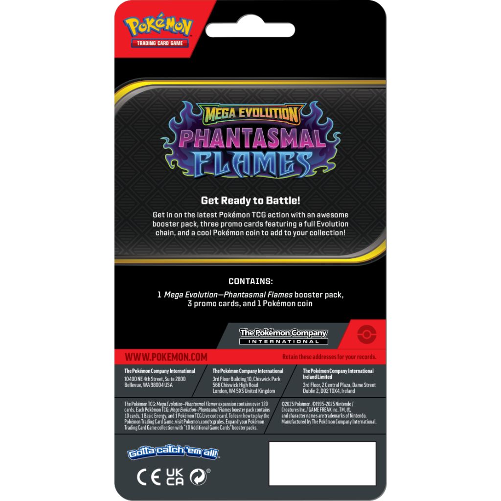 Pokemon TCG: Mega & Evolution - Phantasmal Flames 1 Pack Blister (Cottonee)