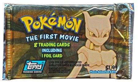 Pokemon The First Movie 1999 Topps Blue Logo Booster Box