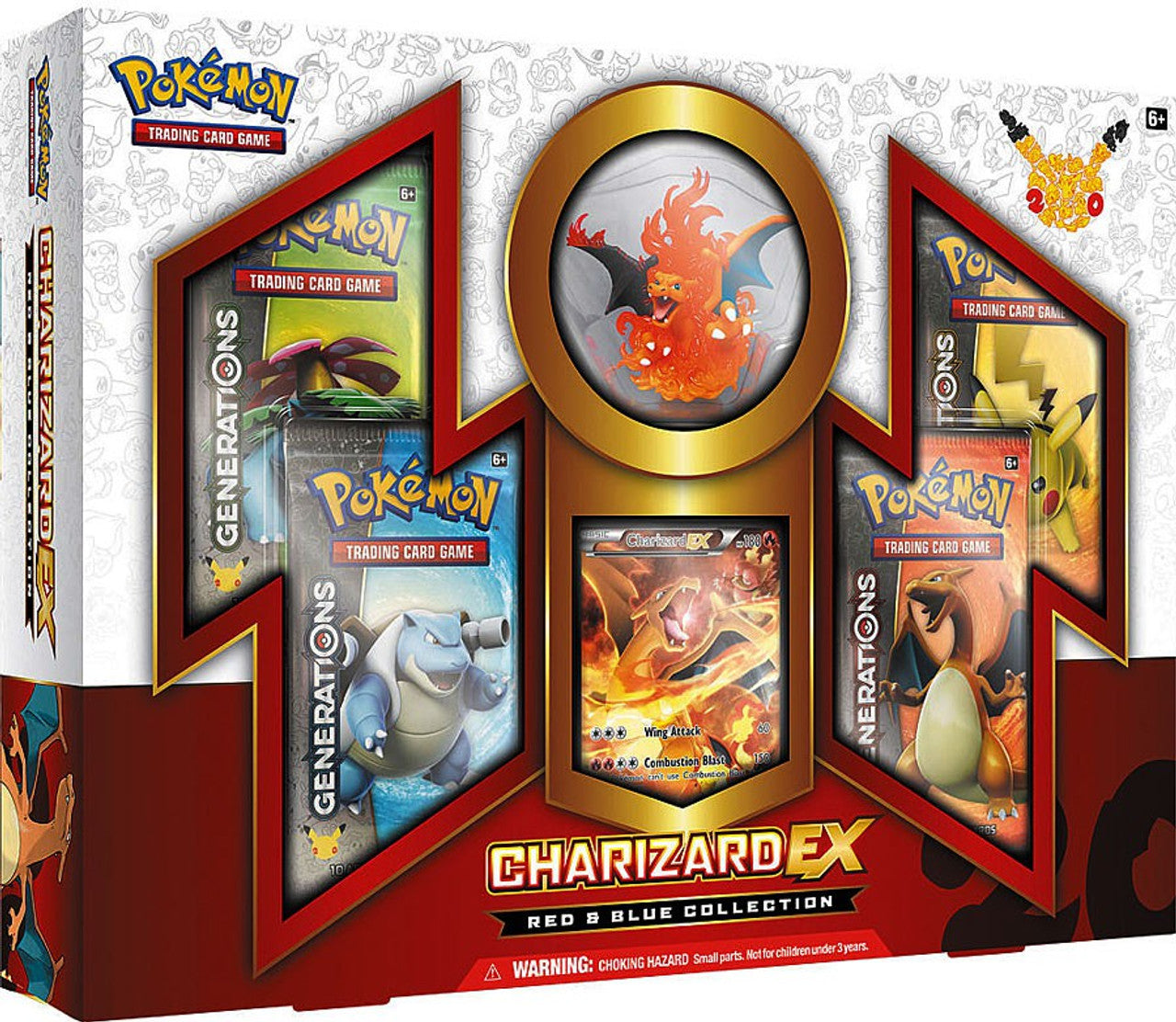 Pokemon TCG: Red & Blue Collection Box (Charizard)
