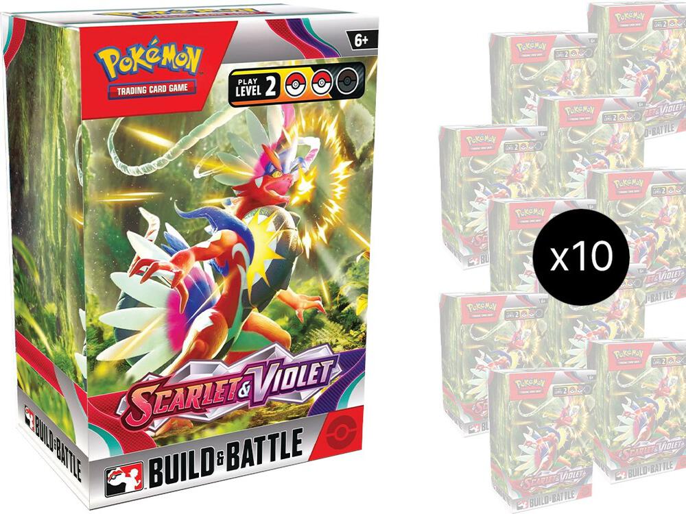 Pokemon TCG: Scarlet & Violet Base Set Build & Battle Box Sealed Displ TBC Games Pokemon TCG: Scarlet & Violet Base Set Build & Battle Box Sealed Displ TBC Games