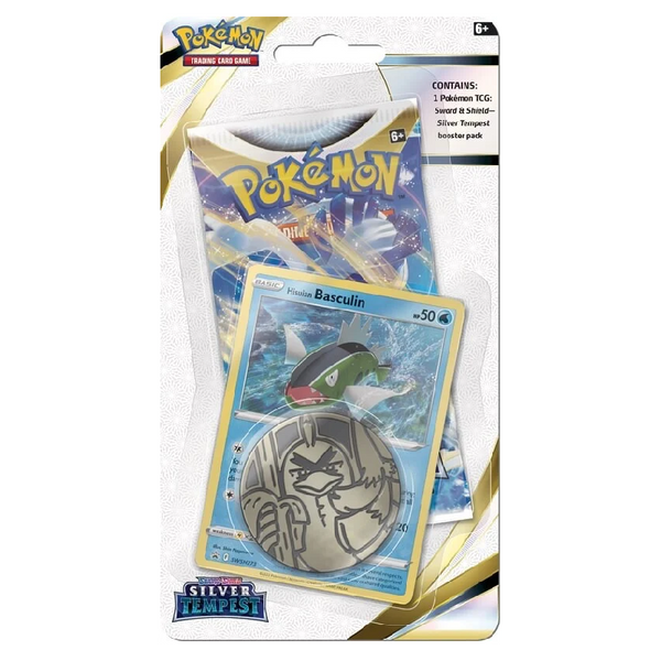 Pokemon TCG: Sword & Shield - Silver Tempest Checklane Blister (Basculin)