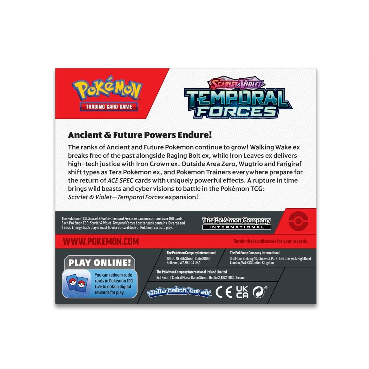Pokemon TCG: Scarlet & Violet - Temporal Forces Booster Box