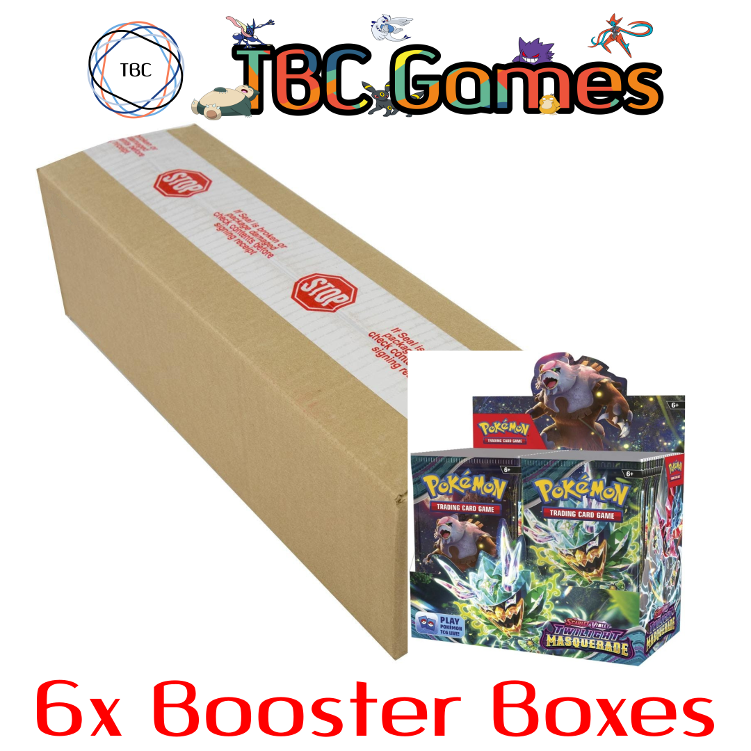 Pokemon TCG: Scarlet & Violet - Twilight Masquerade Booster Box Sealed TBC Games Pokemon TCG: Scarlet & Violet - Twilight Masquerade Booster Box Sealed TBC Games