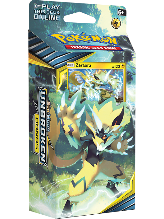 Pokemon TCG: Sun & Moon - Unbroken Bonds Lightning Loop Theme Deck (Zeraora)