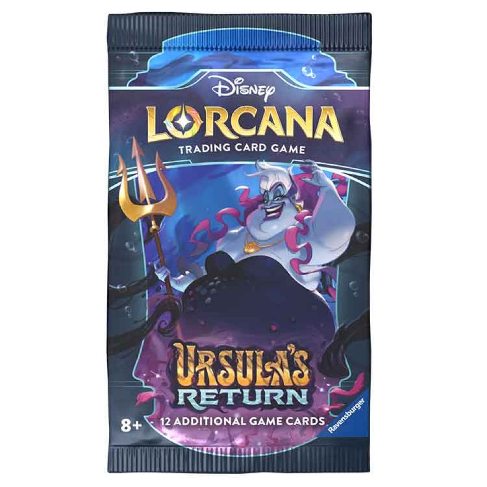 Disney Lorcana TCG: Ursula’s Return Booster Box Sealed Case (4 Boxes)