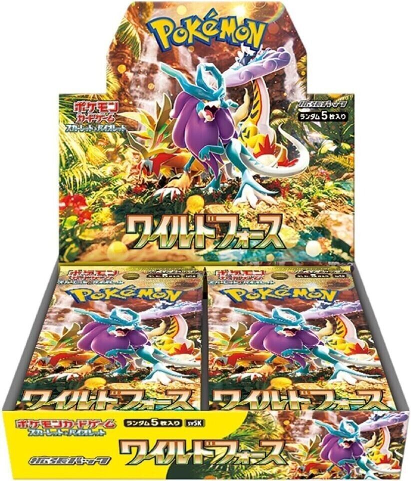 Pokemon TCG: Scarlet & Violet - Wild Force sv5K Japanese Booster Box Pokemon TCG: Scarlet & Violet - Wild Force sv5K Japanese Booster Box