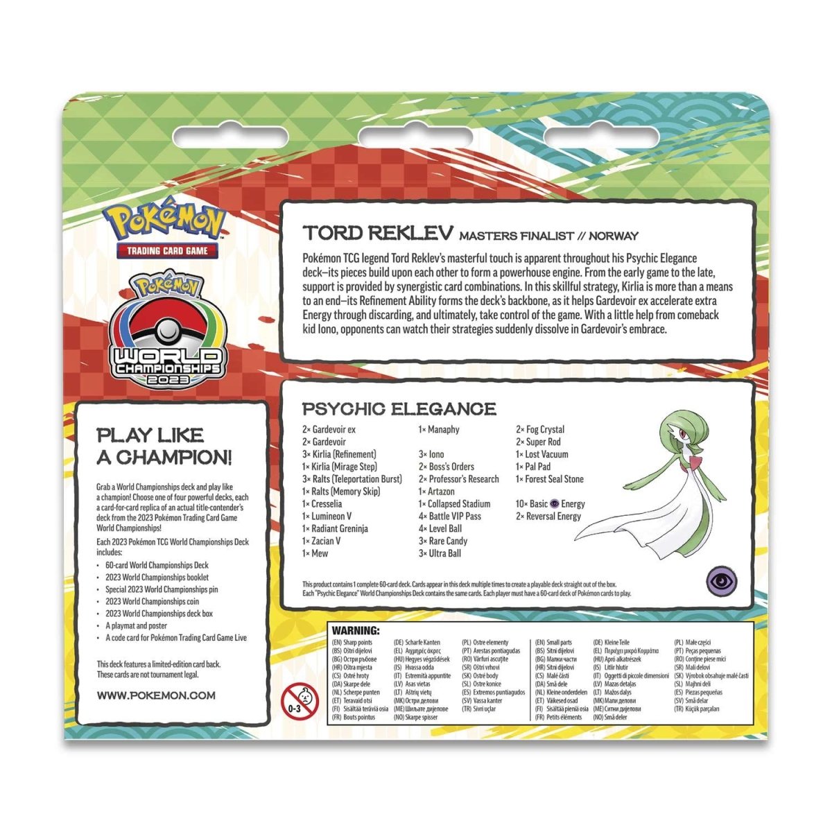 Pokemon TCG: 2023 Japan World Championships Deck (Tord Reklev, Psychic Elegance)