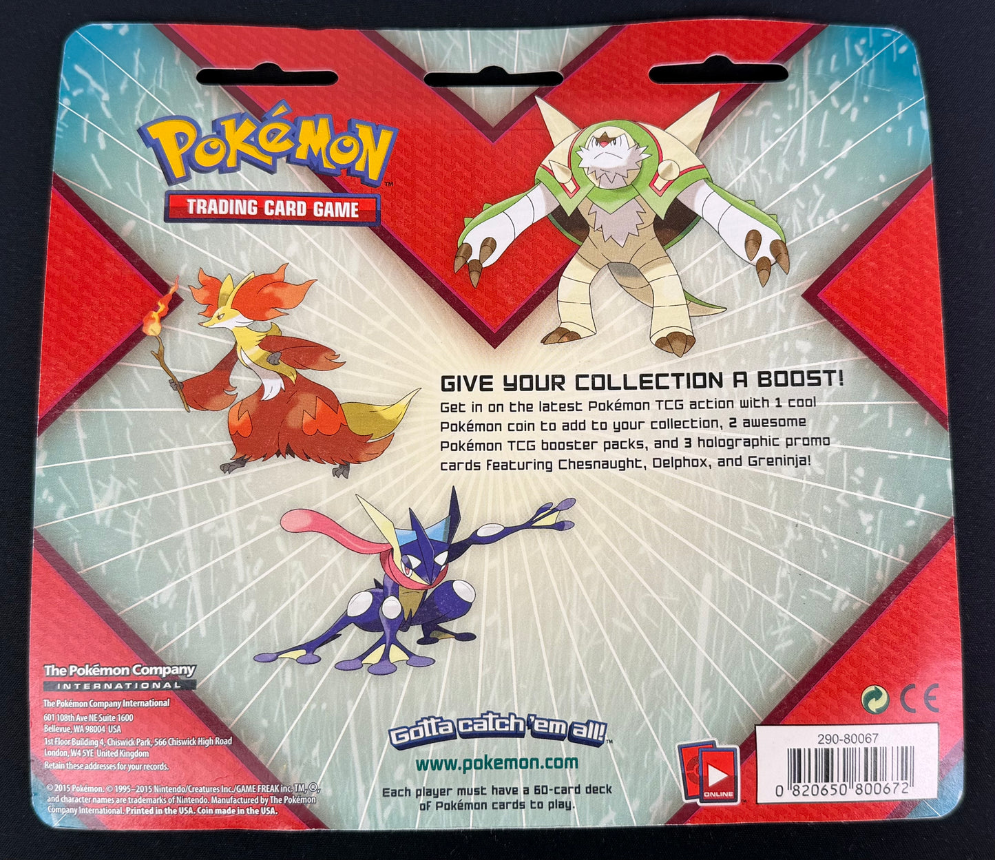 Pokemon TCG: X & Y - 2-Pack Blister - Chesnaught, Delphox, Greninja