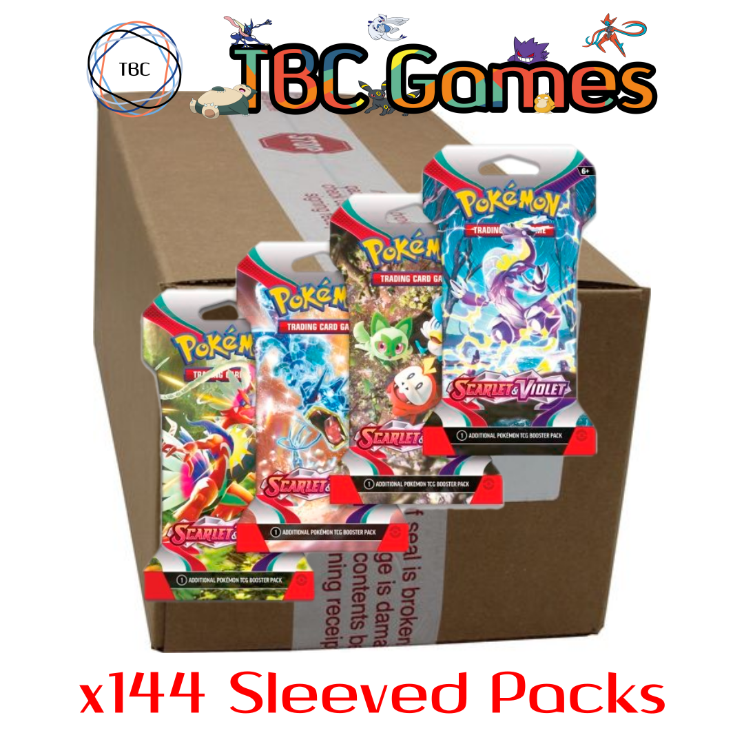 Pokemon TCG: Scarlet & Violet - Base Set Sleeved Booster Pack Sealed C TBC Games Pokemon TCG: Scarlet & Violet - Base Set Sleeved Booster Pack Sealed C TBC Games