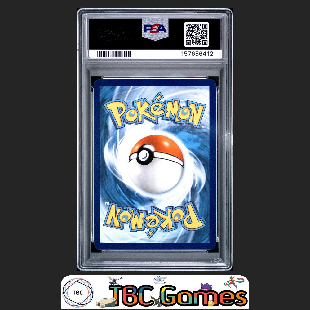 Mega Gengar ex Pokemon Phantasmal Flames #056 PSA 10 Back